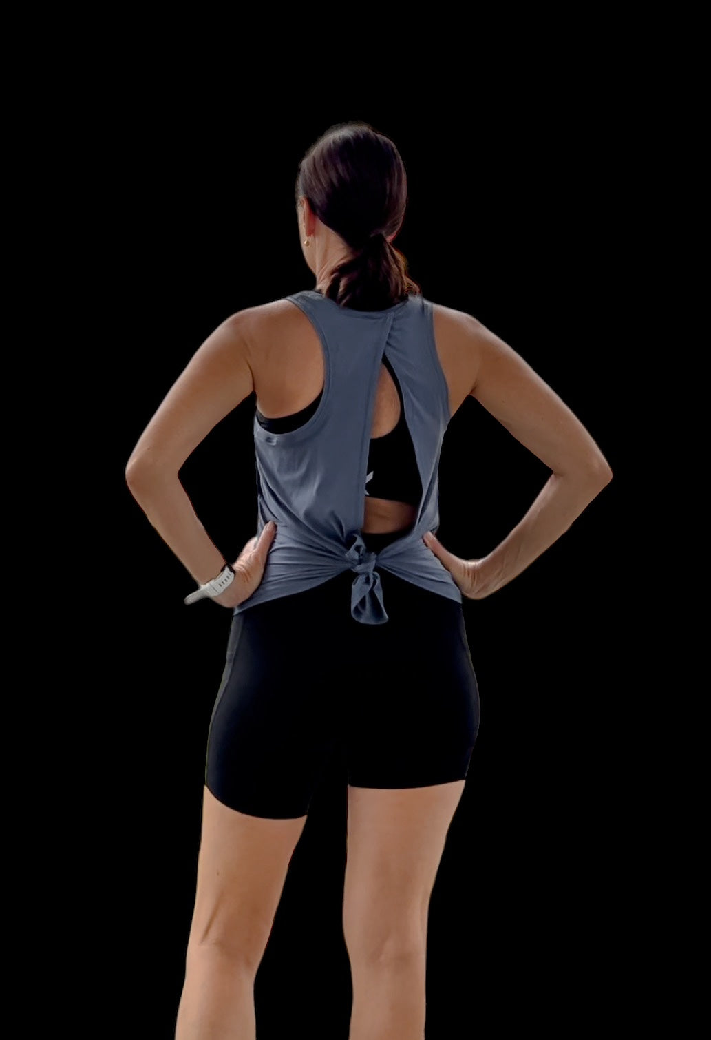Women's Tie Back Exercise Singlet