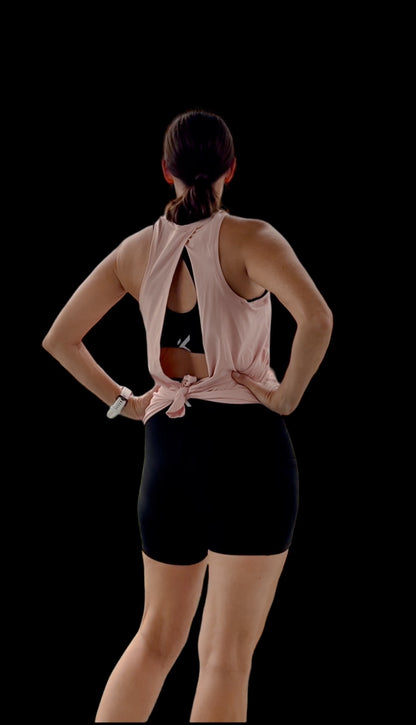 Women's Tie Back Exercise Singlet